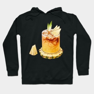 Pineapple Drink Vintage Hoodie